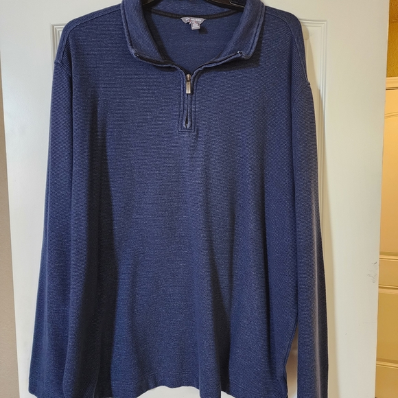 Van Heusen Other - Van Heusen Men's Navy Zip-Up Sweater
